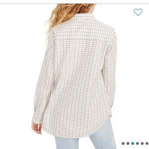 Madewell oversized ex-boyfriend plaid shirt